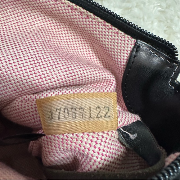 Dooney & Bourke Y2K Canvas Signature Hand Bag Purse With Leather Accents - Picture 16 of 16